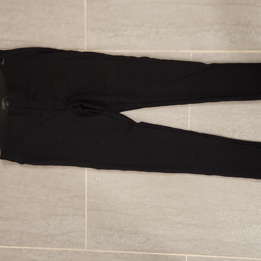 Ann Taylor Black Dress Pants High Waist Tapered